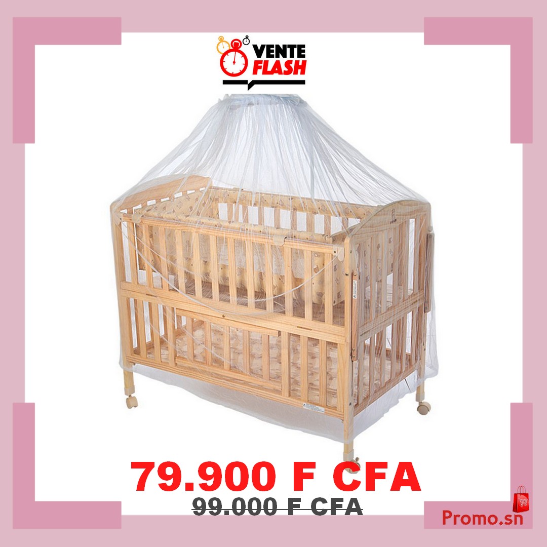 Berceau En Bois Ajustable Avec Moustiquaire Pour Bebe 0 5 Ans