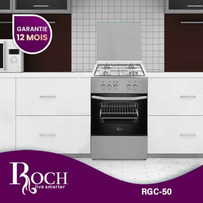 Cuisinière 4 feux Roch 50x50 inox