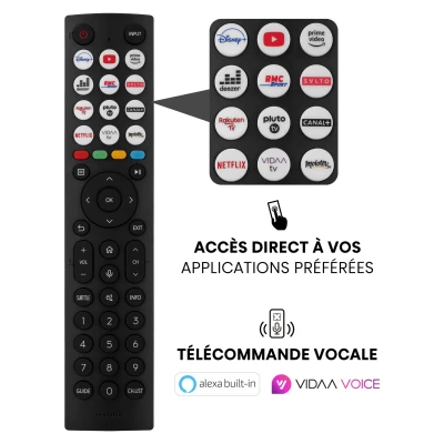 Télévision Hisense 65 pouces (164 cm) 4K Ultra HD Smart TV