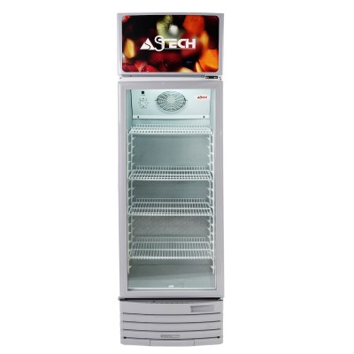 Réfrigérateur ASTECH FV-384-AC Vitrine Vertical 5 Etagères Classe : A+ 384L