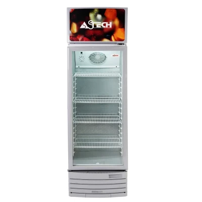 Réfrigérateur ASTECH FV-384-AC Vitrine Vertical 5 Etagères Classe : A+ 384L