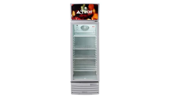 Réfrigérateur ASTECH FV-384-AC Vitrine Vertical 5 Etagères Classe : A+ 384L