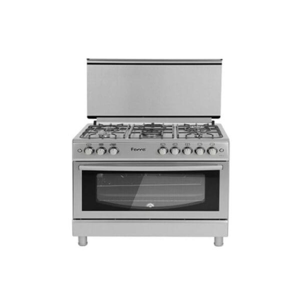 cuisiniere-ferre-5-feux-inox-90x60-f9p50g2