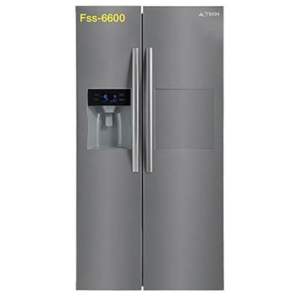 Réfrigérateur ASTECH FSS6600DD-DA 470L Side by Side Inverter avec distributeur de glaçons intégré