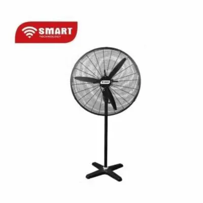 Ventilateur industriel smart Technology sur pied avec 3 lames