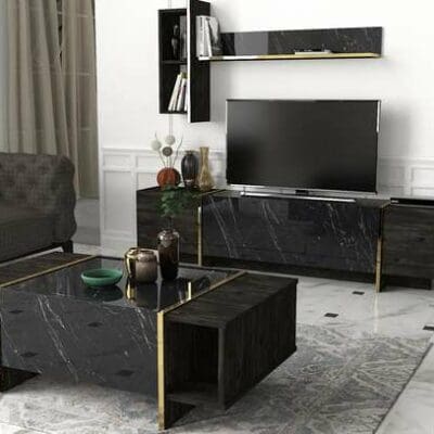 Meuble Tv VEYRON exclusif Table Basse T805 B805 1,80M