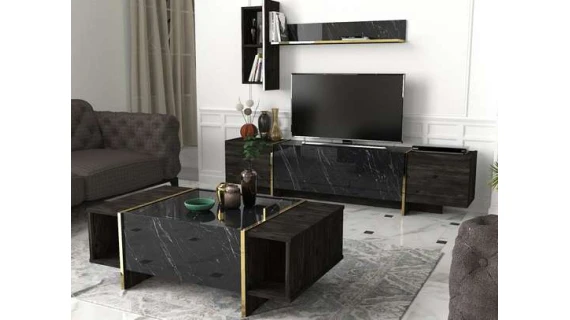 Meuble Tv VEYRON exclusif Table Basse T805 B805 1,80M