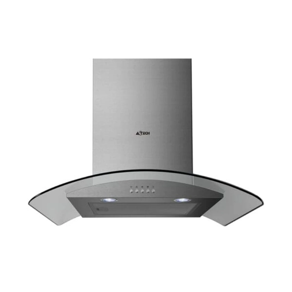 Hotte de cuisine Astech aspirante avec sortie 60cm incurvé