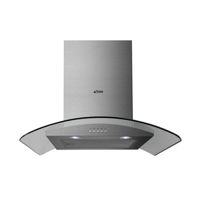 Hotte de cuisine Astech aspirante avec sortie 60cm incurvé