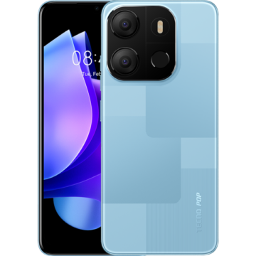 TECNO POP 7 Mémoire 64 Go Ram 2 Go Ecran 6.6" HD+