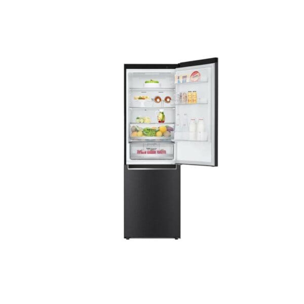 Réfrigérateur LG combiné 3 tiroirs 341 L smart inverter noire