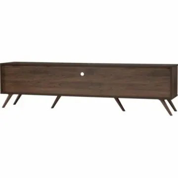 Meuble TV BLACKBURN 1,8 m coloris Columbia, tiroir coloris Gris Foncé