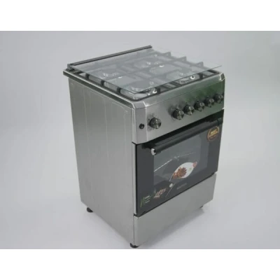 Cuisinière 4 feux Elactron dimension 60X60 inox full option