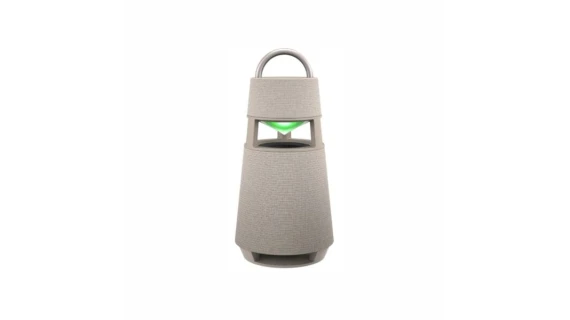 Haut-parleur - LG - Bluetooth sans fil - portable - son omnidirectionnel - XBOOM 360 - éclairage d'ambiance - Beige