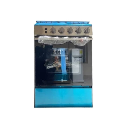 Cuisinière 4 feux Midea dimension 60x60 inox – Image 2