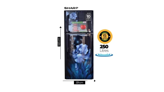 Réfrigérateur - Sharp - 2 portes - capacité 250 L