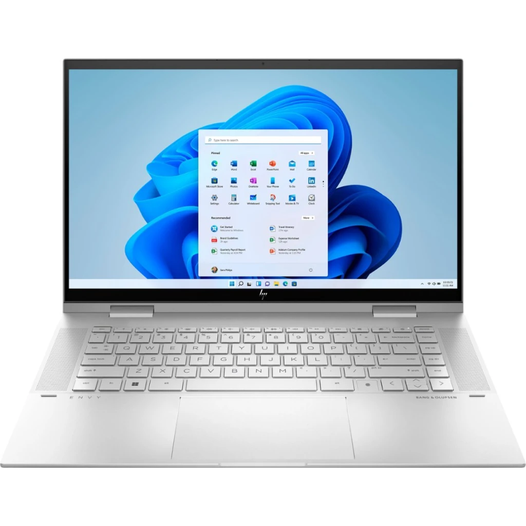 HP - Envy 2-fr-1 15.6" Ordinateur portable à écran tactile Full H - Intel Core i7 - 16 Go de mémoire - 512 Go de SSD - Natural Silver