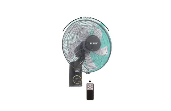 Ventilateur Ventilateur Elbee mural 16″ avec télécommande