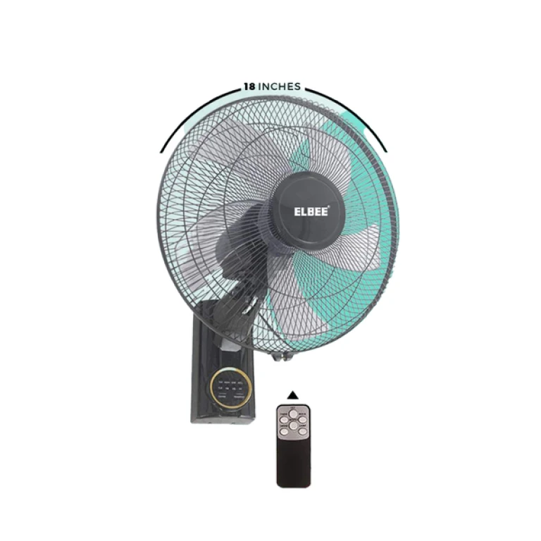 Ventilateur Ventilateur Elbee mural 16″ avec télécommande