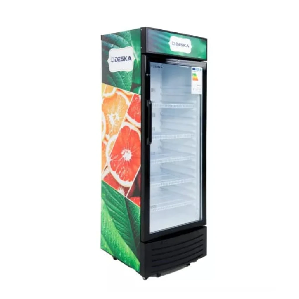 Réfrigération deska vertical vitrine