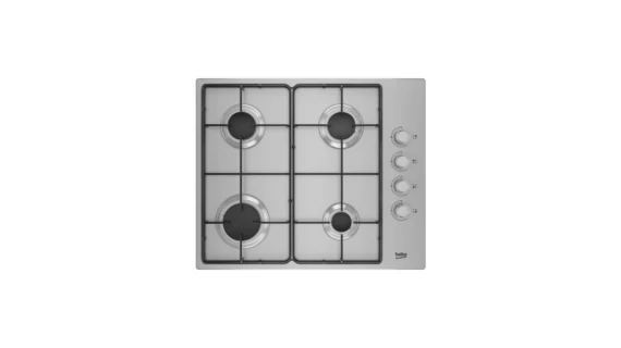 Plaque Beko encastrable 60x60 a gaz inox