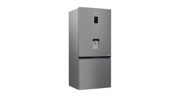 Réfrigérateur Beko combine 3tiroirs no frost avec fontaine A+ silver