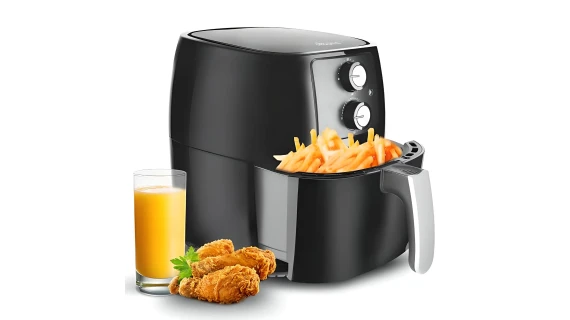 Friteuse Decakila à air manuel 2PIECES 4,5 L noir