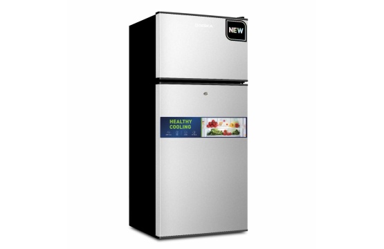 Réfrigérateur deska Bar 2portes noir silver
