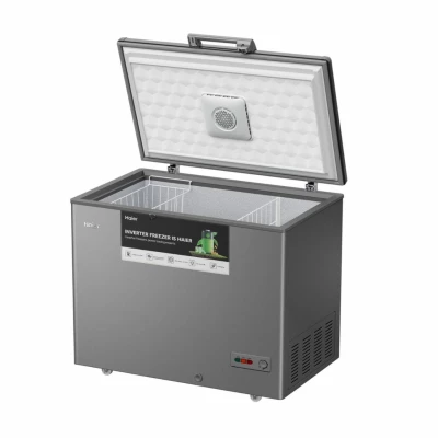 CONGELATEUR  Haier HORIZONTAL 400 L inverter silver 328VS – Image 2