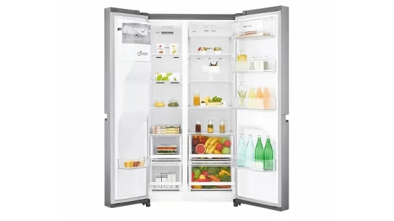 Réfrigérateur LG side by side 4 PORTES Silver – Image 4