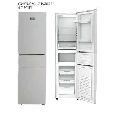 Réfrigérateur enduro Combine 4 tiroirs 246L Silver