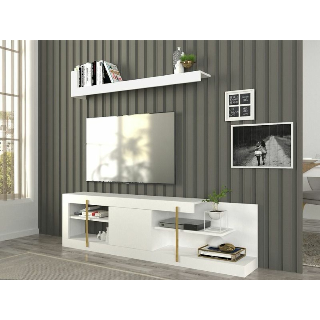 Cascade Tv Unit White 1,80M T722