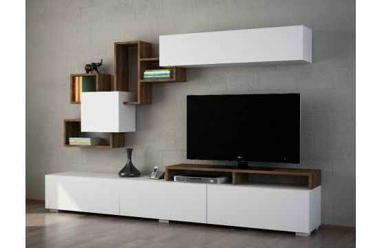 Ege3 Tv Unit White 2,80M BLANC T701-3