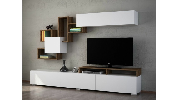 Ege3 Tv Unit White 2,80M BLANC T701-3