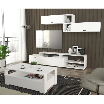 Enssemble Tromen Tv Unit White 2,60M BLANC T929-B901