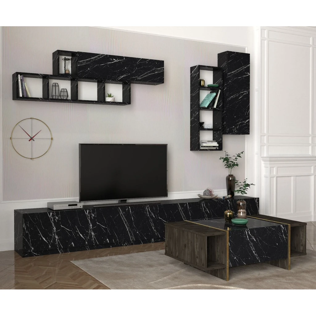 Enssemble Ege3 Noir 2,80M NOIR T701-B805