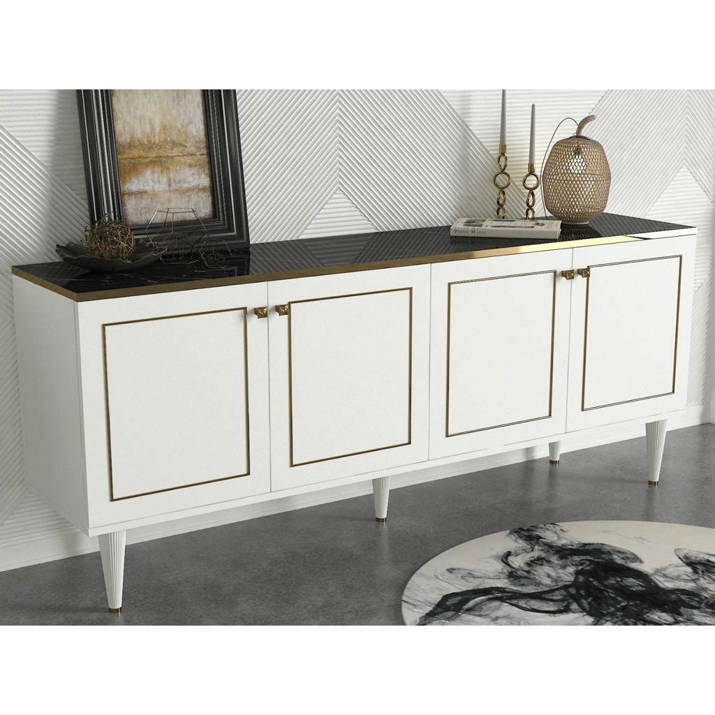 Exclusive Ravenna Console White - Marble 1,80M C804