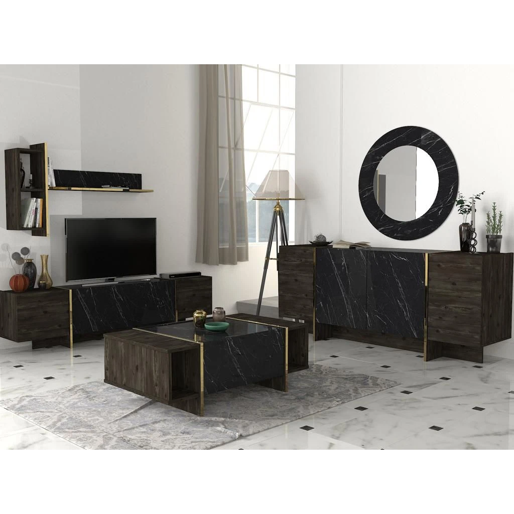 Essemble veyron tv,Veyron coffee,Veyron consol NOIR T805-B805 C805