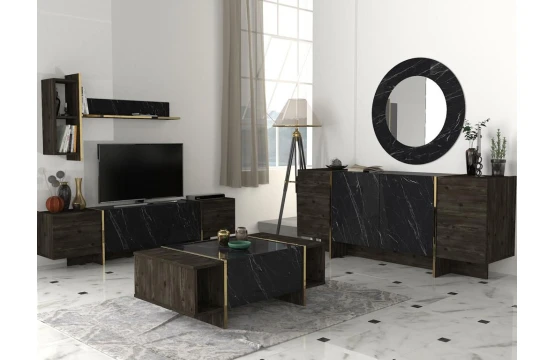 Essemble veyron tv,Veyron coffee,Veyron consol NOIR T805-B805 C805