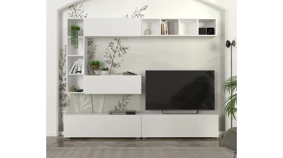 Gizmo2 Tv Unit White 2,40M BLANC T923-2