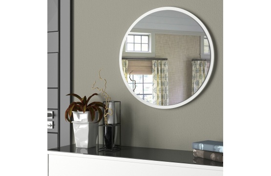 Cathi Mirroir White 60/60cm BLANC M21