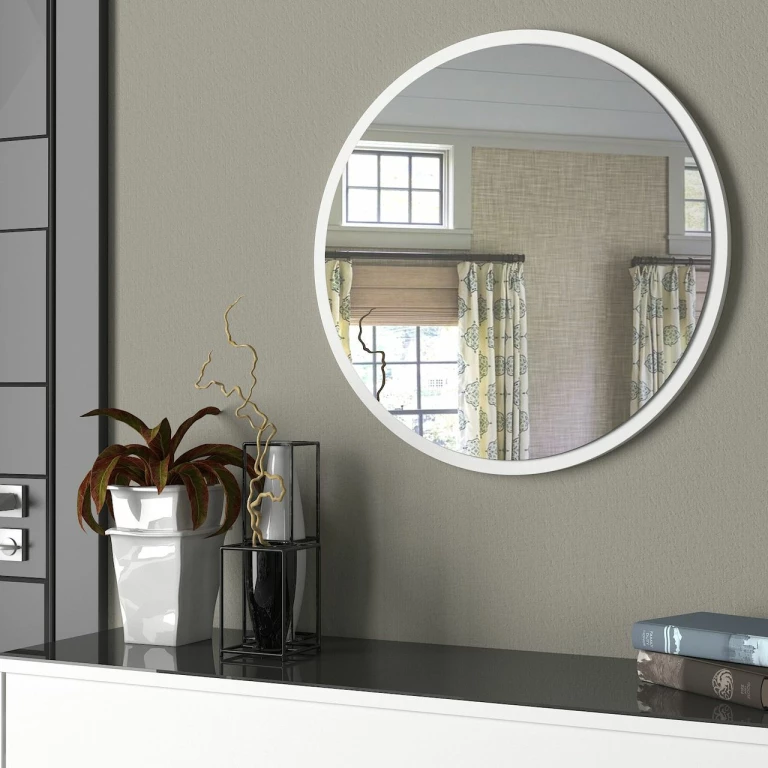 Cathi Mirroir White 60/60cm BLANC M21