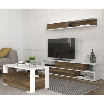 Essemble sims tv noir blanc 1,80M NOIR BLANC T908-B908