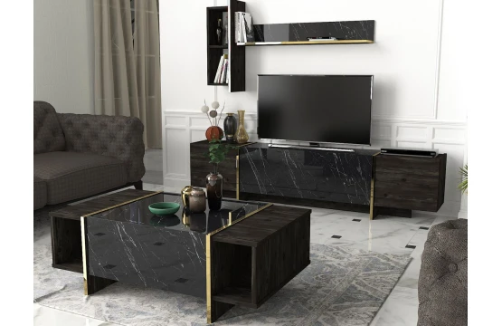 Enssemble veyron tv noir 1,80M Sayfa 6 / 8 NOIR T805-B805