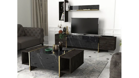 Enssemble veyron tv noir 1,80M Sayfa 6 / 8 NOIR T805-B805
