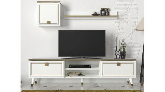 AhenkV2 Tv Stand White 1,60M T731