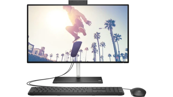 HP ALL IN ONE 24-CB1026NH BLACK Intel Cori5-12th Generation 8gb 512gb Ssd Dos Intel® Iris® Xᵉ Graphics 24" Display