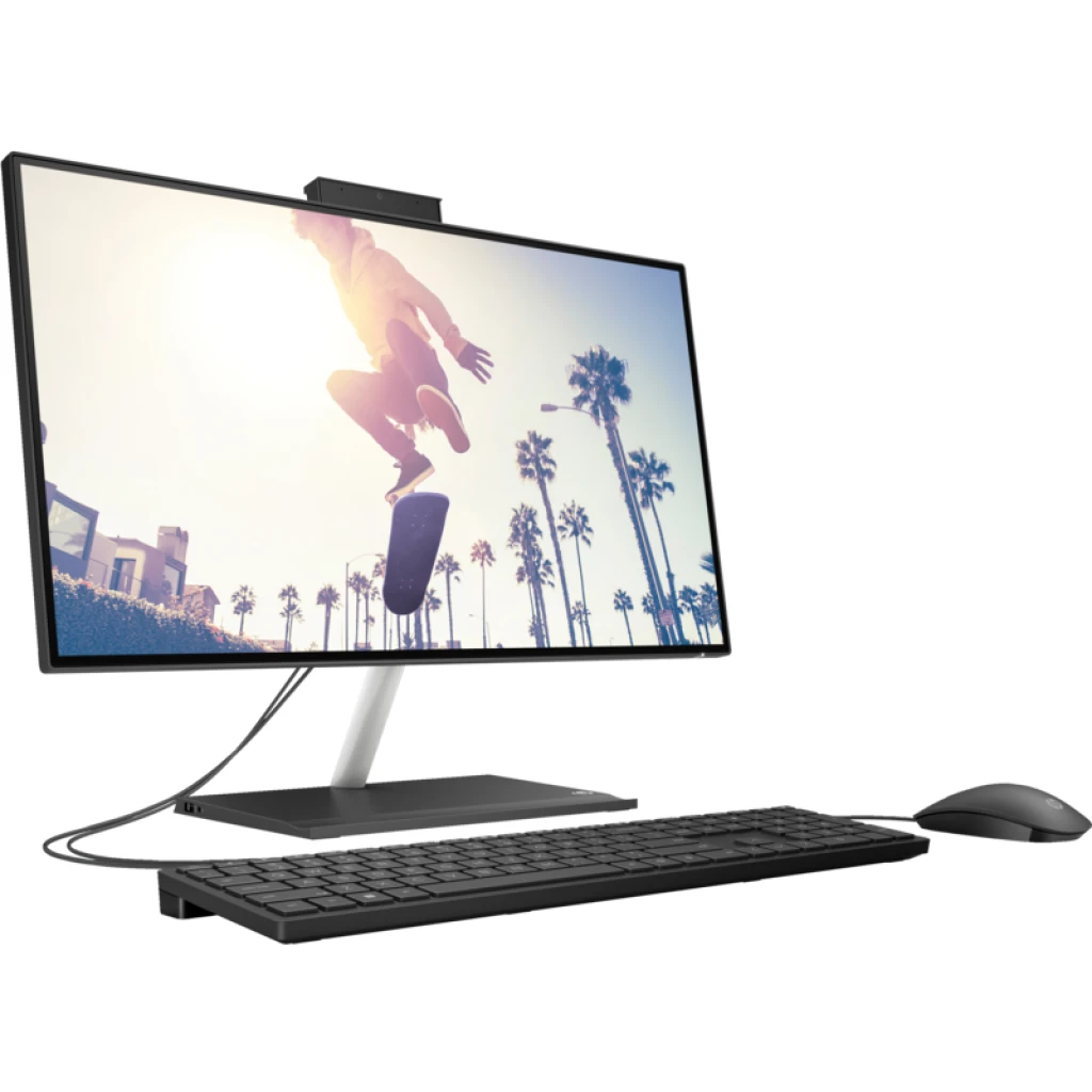 HP ALL IN ONE 24-CB1024NH BLACK Intel Cori5-12th Generation 8gb 512gb Ssd Dos Intel® Iris® Xᵉ Graphics Touchscreen 24" Display