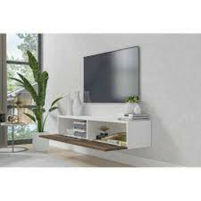 Aristo Tv Unit White-Walnut 1,35M/1,60M T724