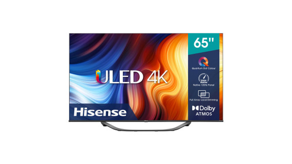 Télévision Hisense ULED  U7H QLED Series 65 pouces Classe Quantum Dot Google 4K Smart TV (65U7H, modèle 2022),